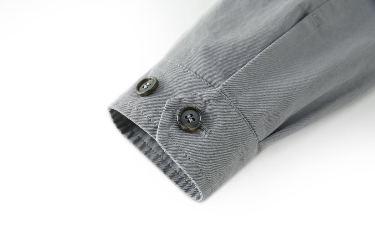Falection FW26 Steel Gray old Twill Blouson Jacket