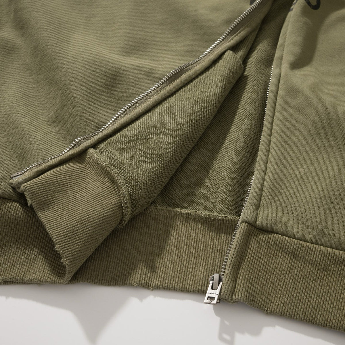 Falection FW26 Washed Zip Up Cardigan in 4 Colors