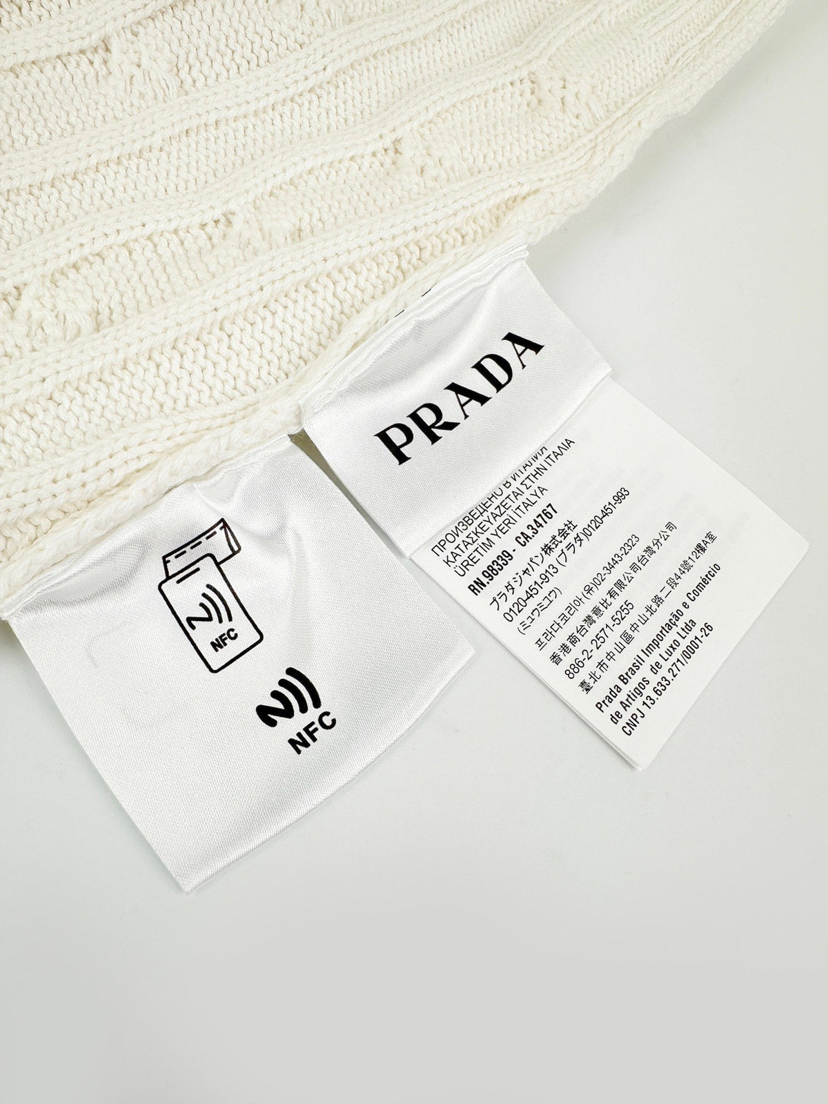 Falection FW26 Logo Embroidered Cable Knit Sweater in 2 Colors