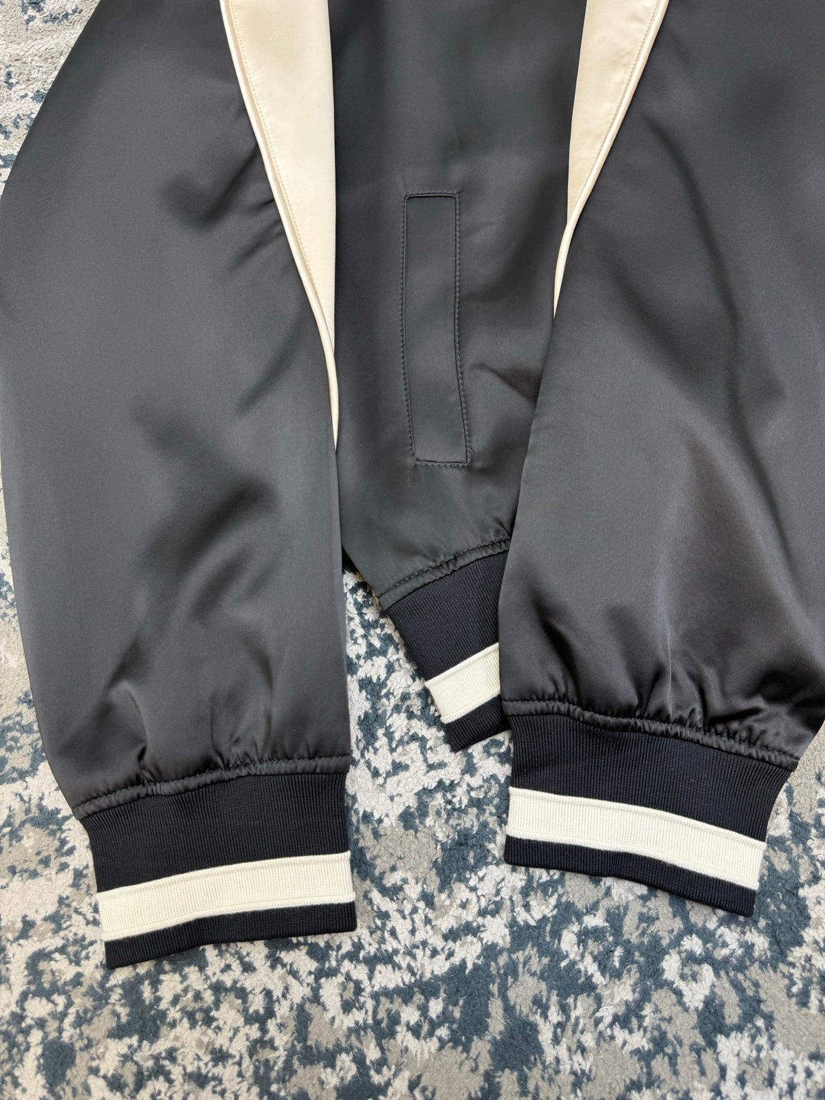 Falection FW26 Black Logo Bomber Jacket