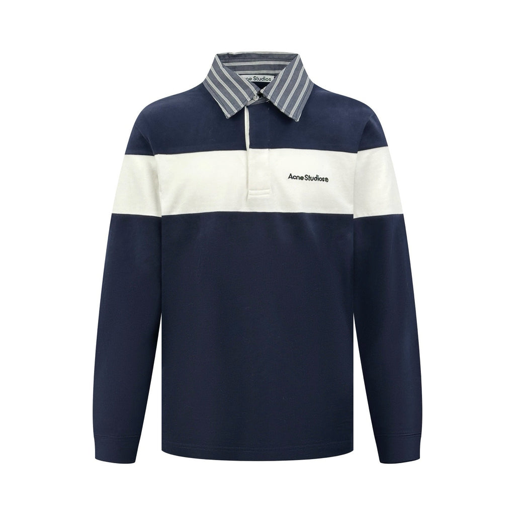 Falection FW26 Striped Polo Sweatshirt in 2 Colors