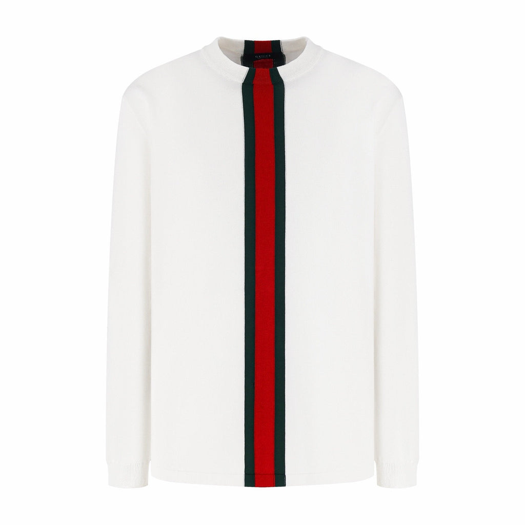 Falection FW26 Web Stripe Cotton Sweater in 2 Colors