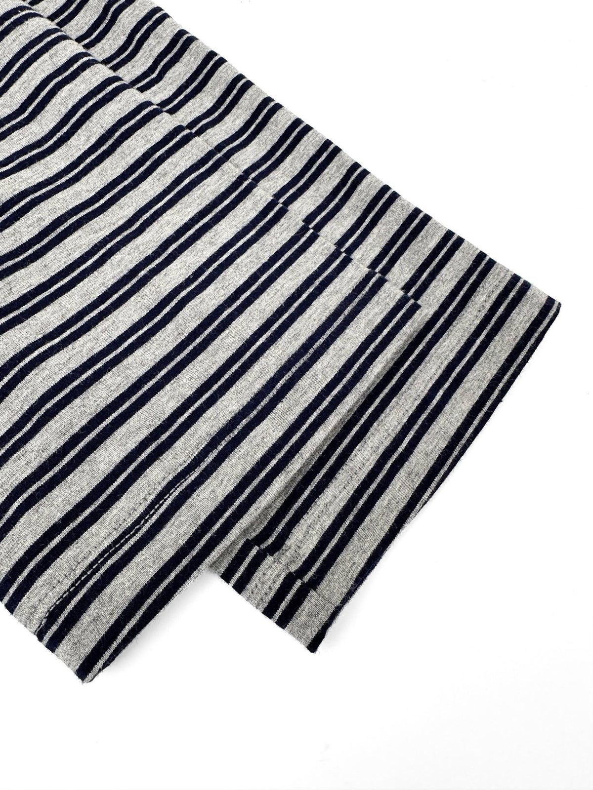 Falection FW26 Grey+Blue Striped Jersey Tee