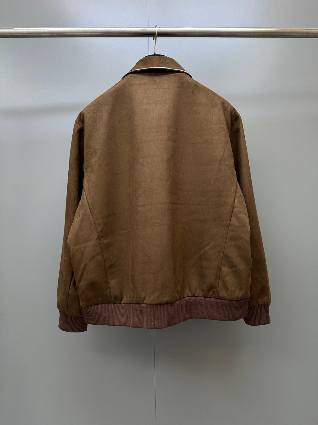 Falection FW26 Suede Calfskin Bomber Jacket
