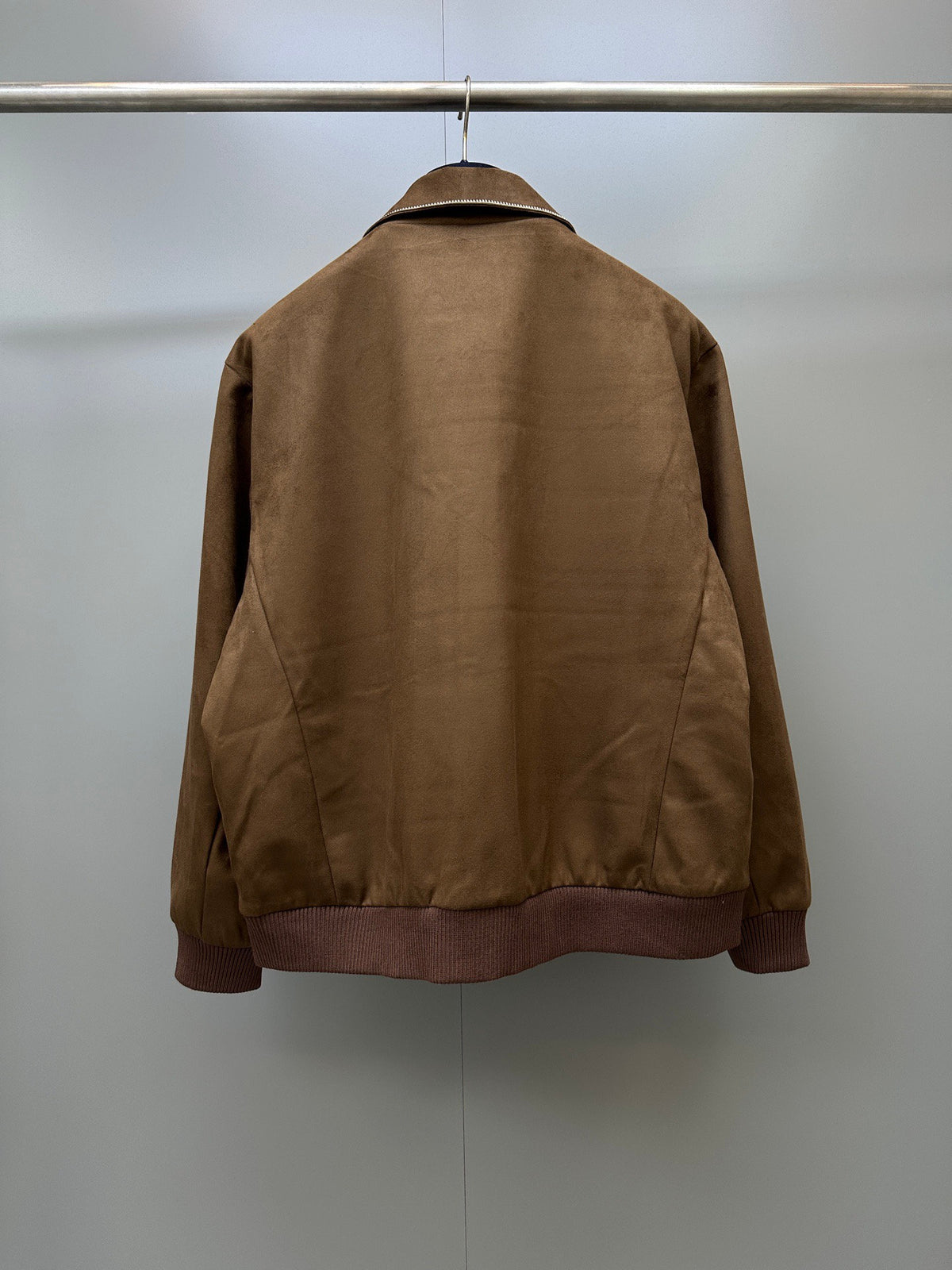 Falection FW26 Suede Calfskin Bomber Jacket