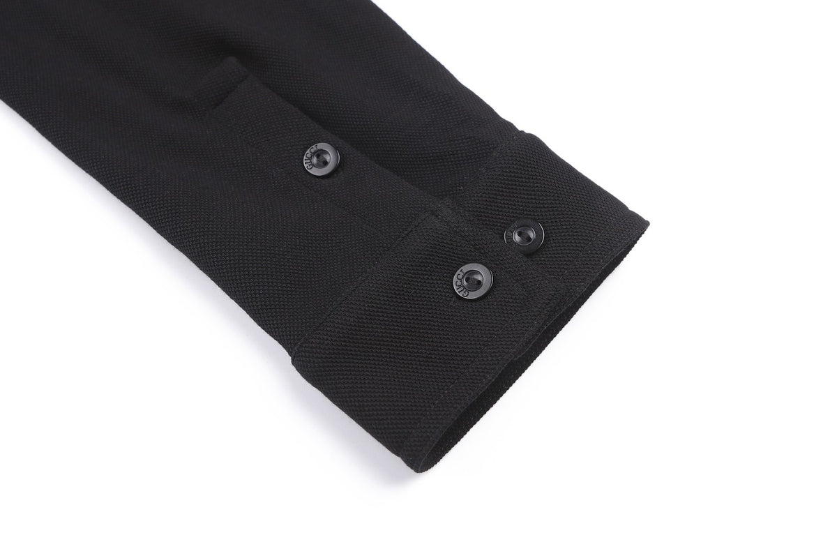 Falection FW26 Cotton Piquet Shirt with Embroidery