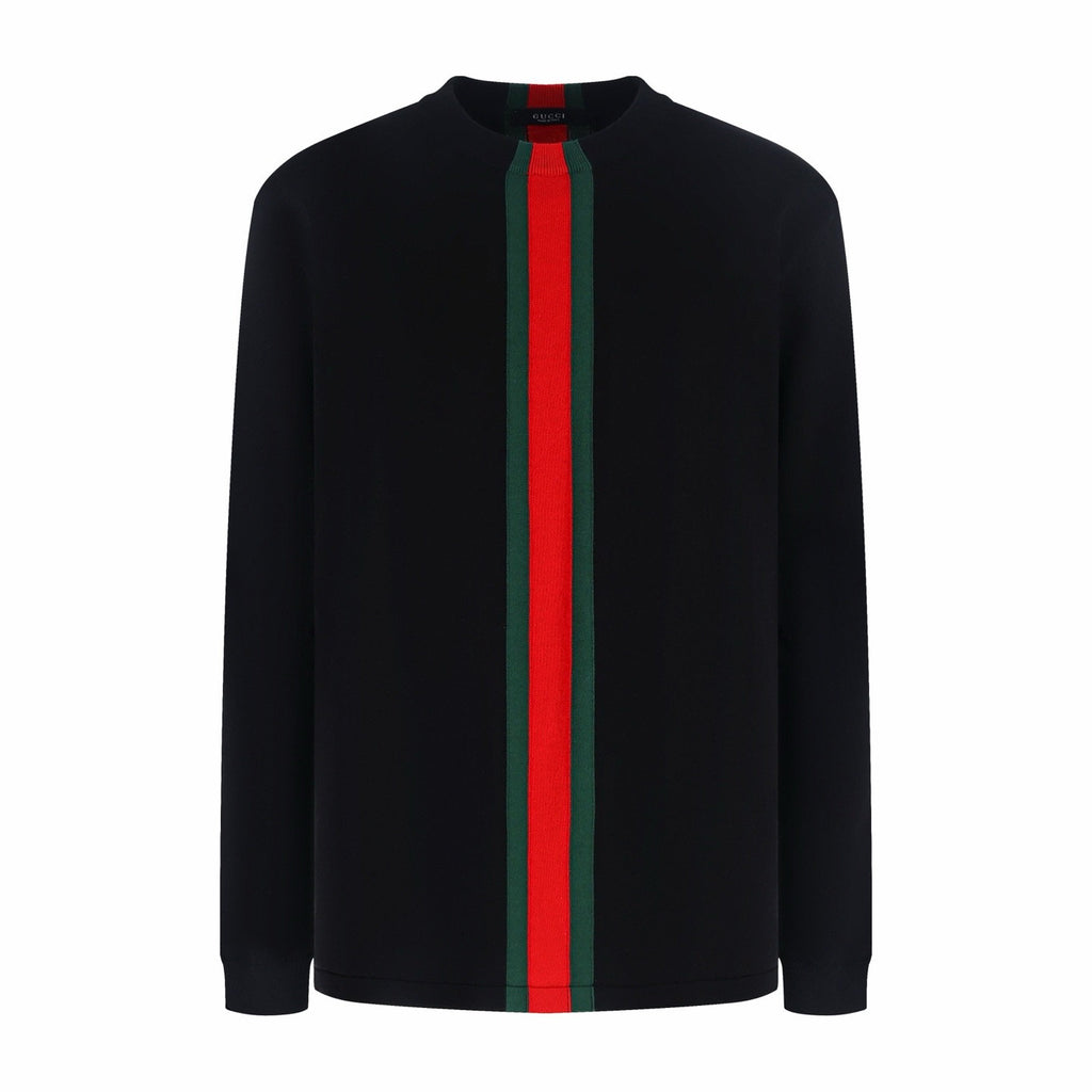 Falection FW26 Web Stripe Cotton Sweater in 2 Colors