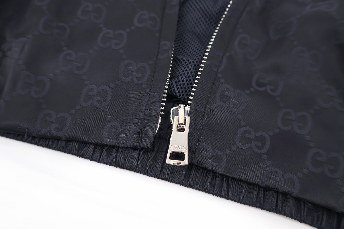 Falection FW26 GG Nylon Zip Jacket