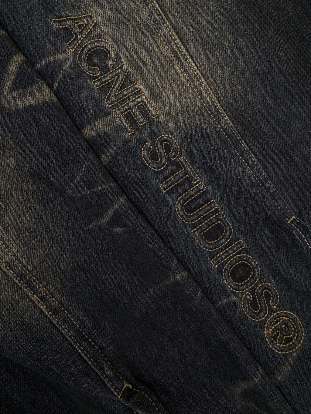 Falection FW26 Studded Washed Denim Jacket