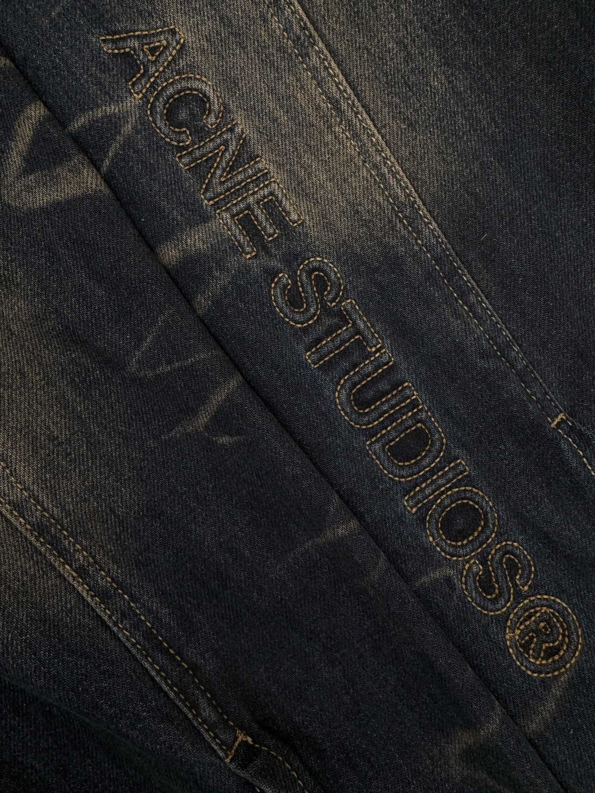 Falection FW26 Studded Washed Denim Jacket