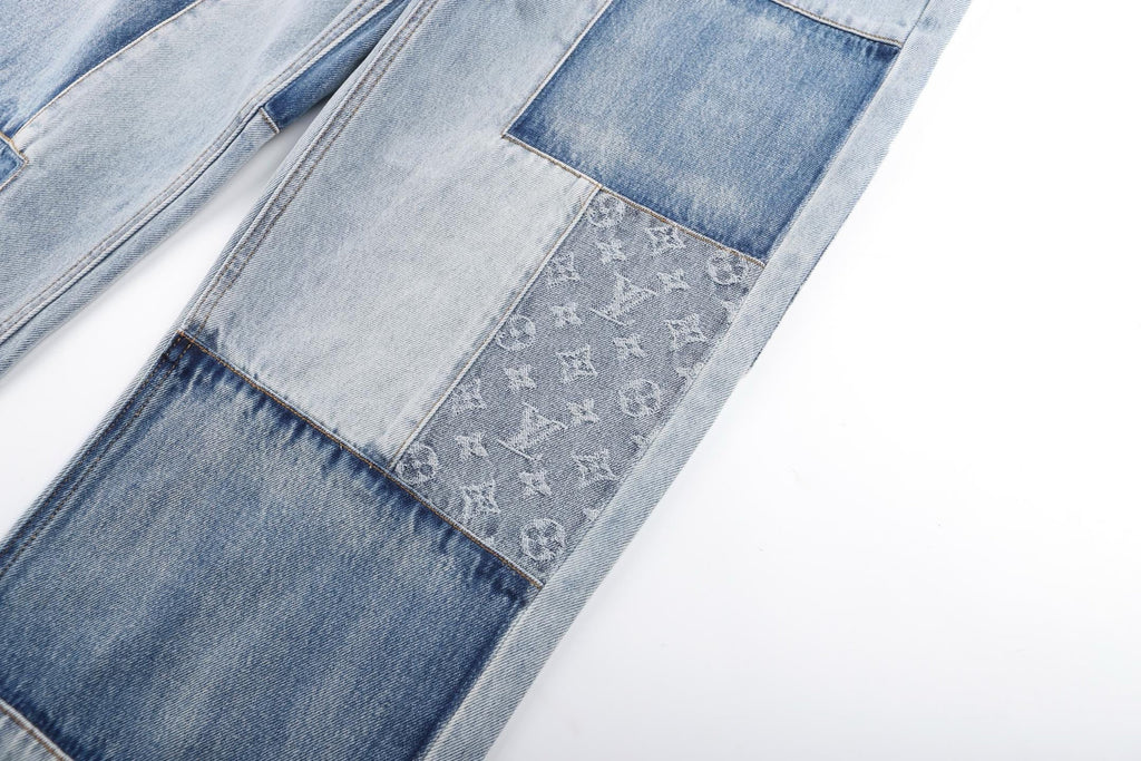 Falection FW26 Signature Patchwork Denim Pants