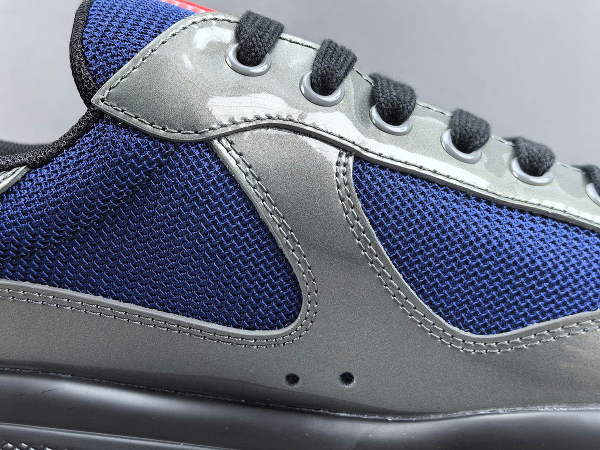 Falection FW26 America's Cup Metallic Leather and Bike Fabric Sneaker