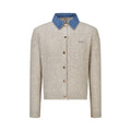Falection FW26 Chambray Collar Cardigan