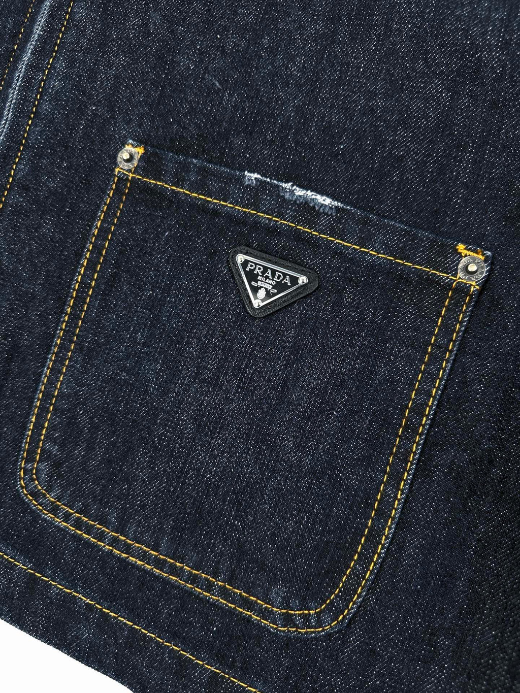 Falection FW26 Cropped Denim Blouson Jacket