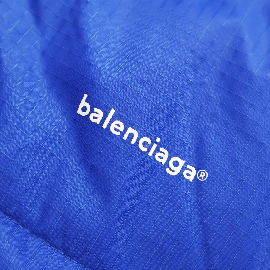 Falection FW26 Quilted Logo Puffer Jacket in Blue