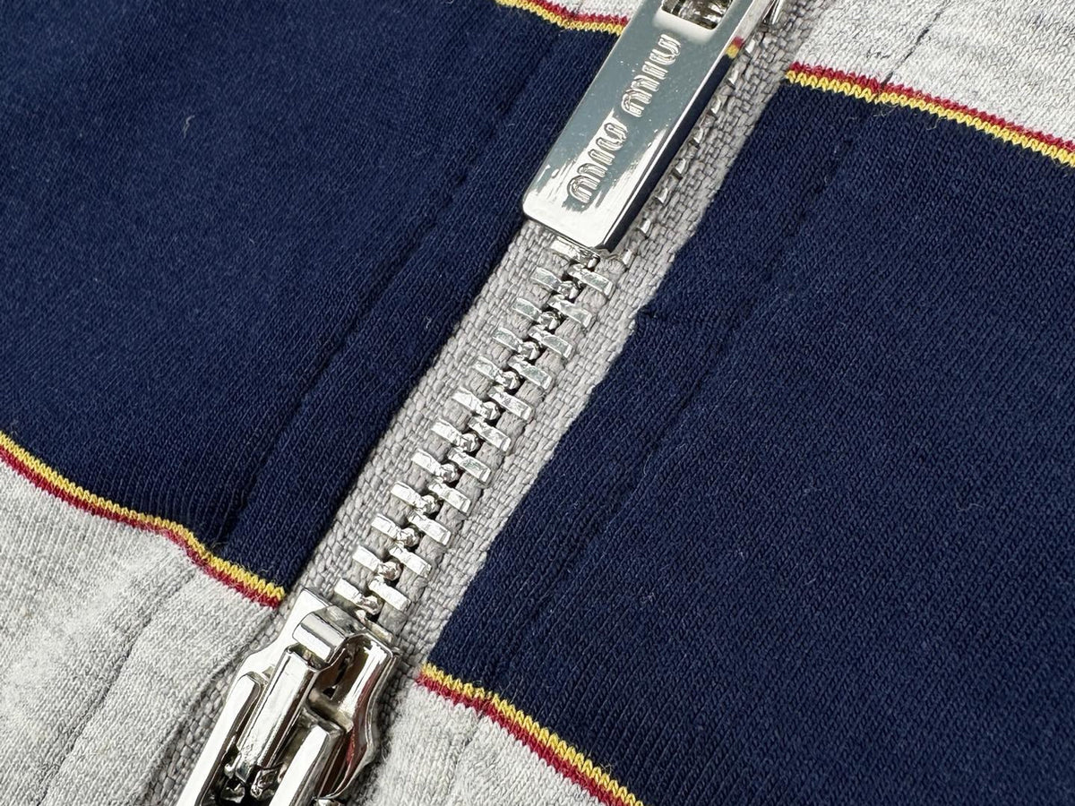 Falection FW26 Striped Jersey Hoodie
