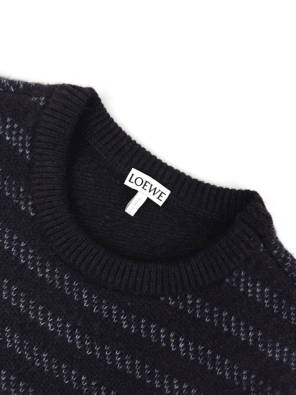 Falection FW26 Anagram Striped Wool Sweater