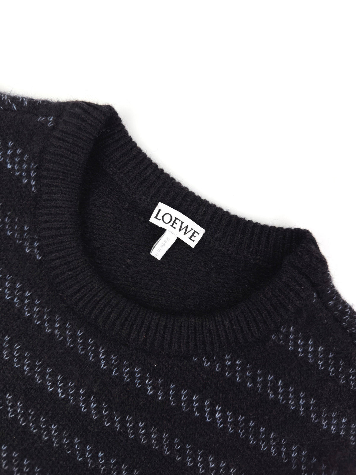Falection FW26 Anagram Striped Wool Sweater