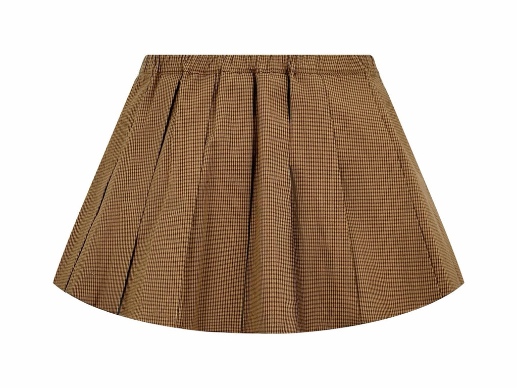 Falection FW26 Checked Mini Skirt