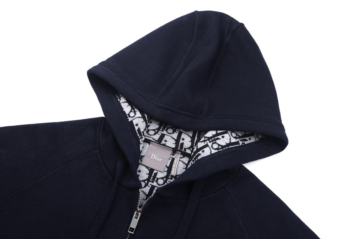 Falection FW26 Oblique Lined Hooded Sweatshirt in 2 Colors