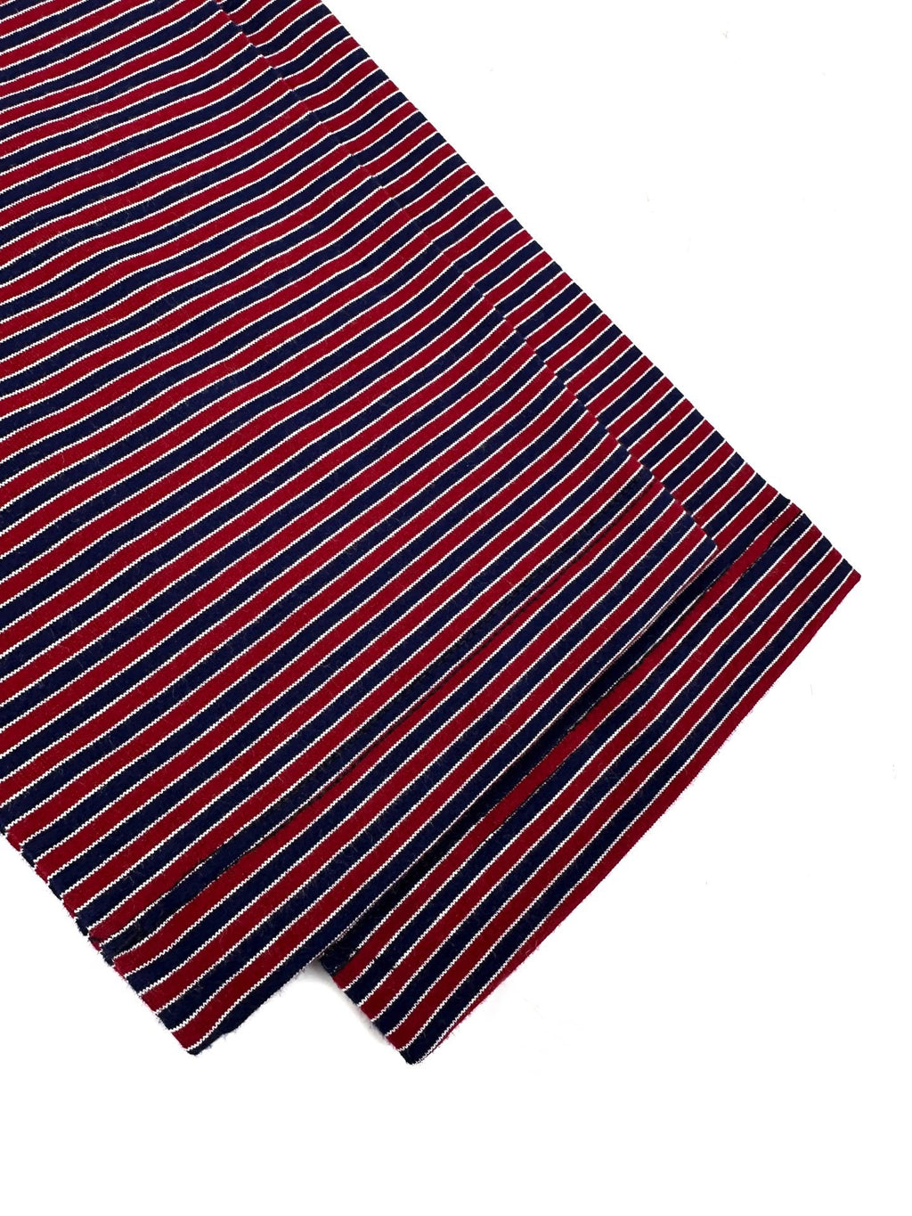 Falection FW26 Striped Cotton Jersey Henley Shirt