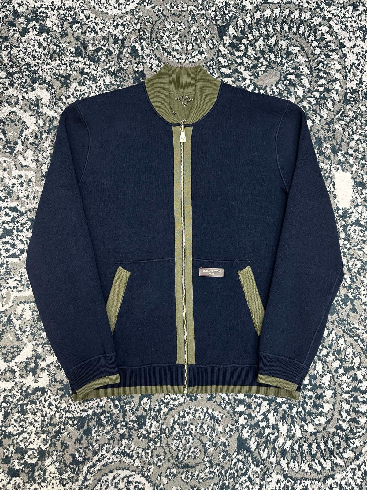 Falection FW26 Reversible Monogram Jacquard Bomber Jacket