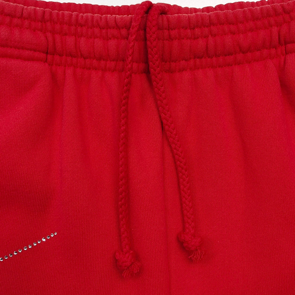 Falection Sp5der FW26 Rhinestone Embellished Sweatpants in Red