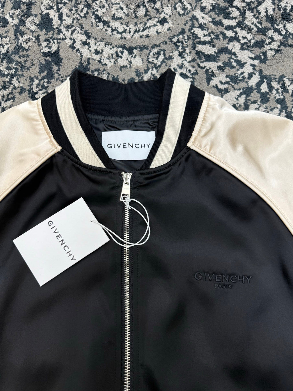 Falection FW26 Black Logo Bomber Jacket