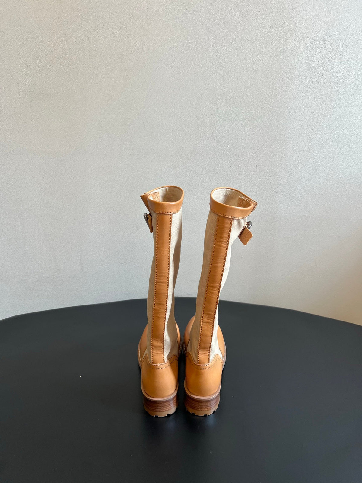 Falection FW26 Leather and Canvas Boots
