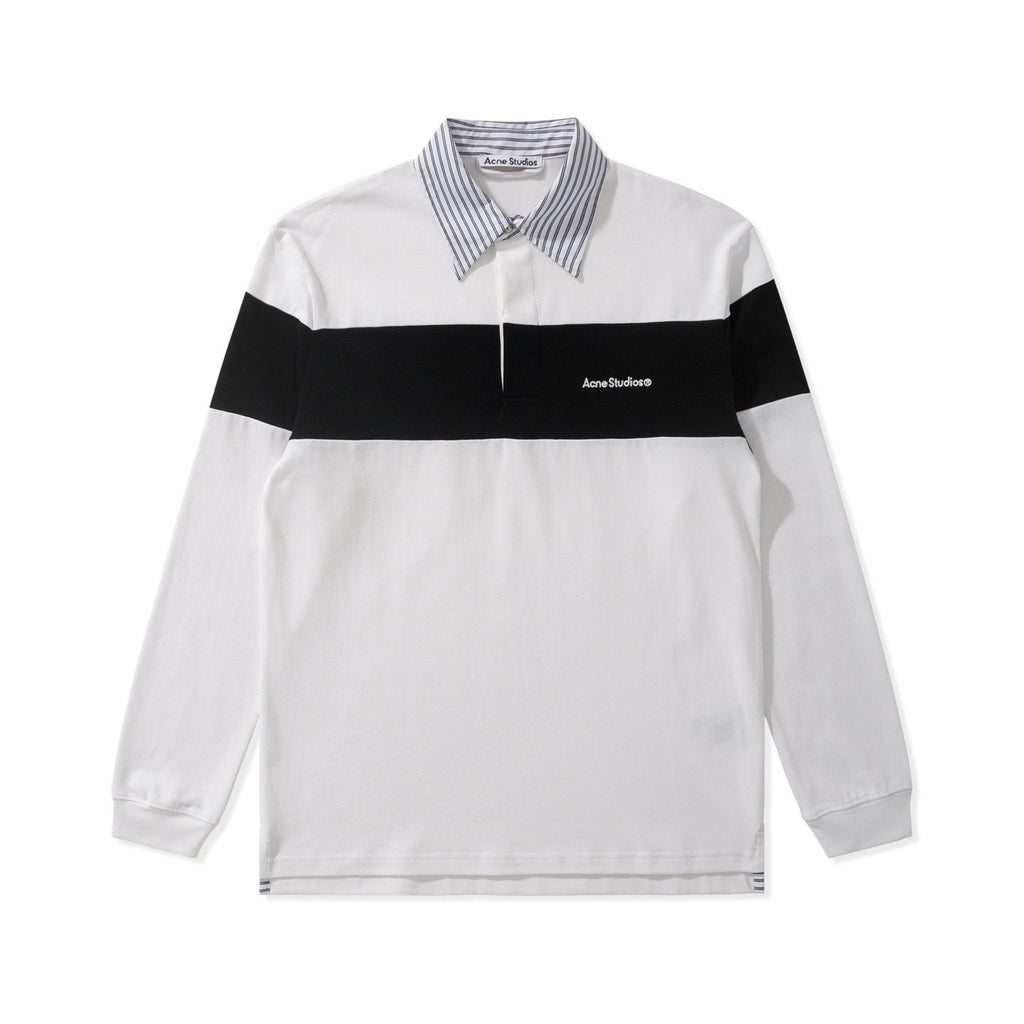 Falection FW26 Striped Polo Sweatshirt in 2 Colors