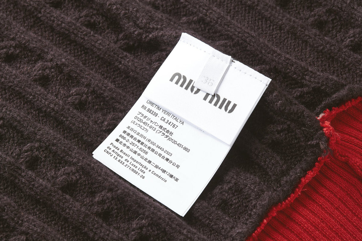 Falection FW26 Wool and Cotton Knit Sweater