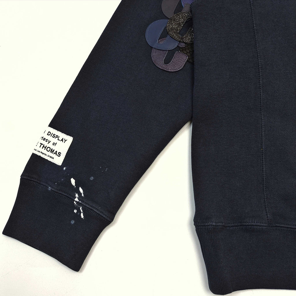Falection Gallery Dept FW26 G Patch Logo Painted Hoodie