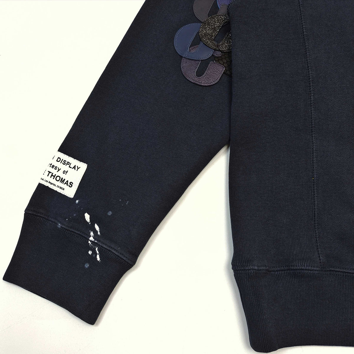 Falection Gallery Dept FW26 G Patch Logo Painted Hoodie