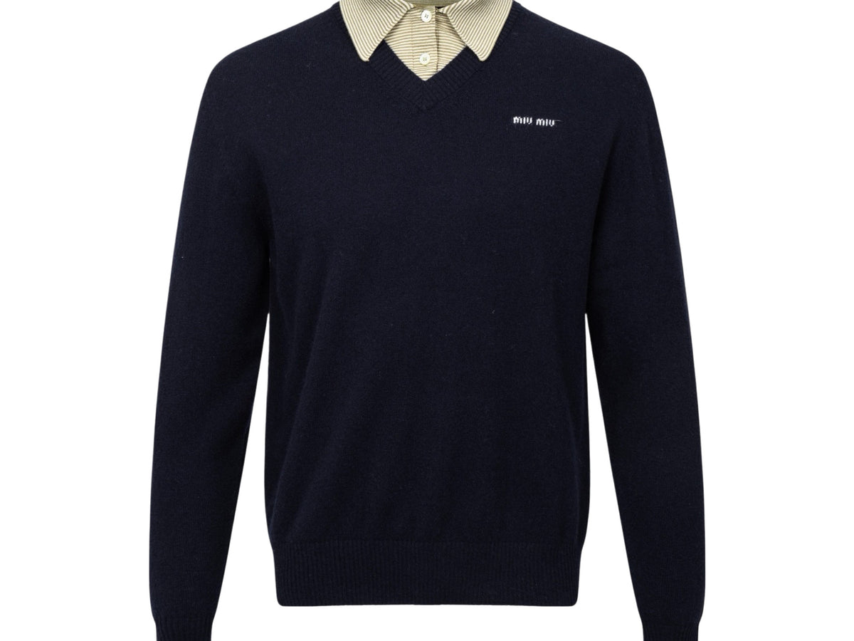 Falection FW26 Wool Sweater with Collar