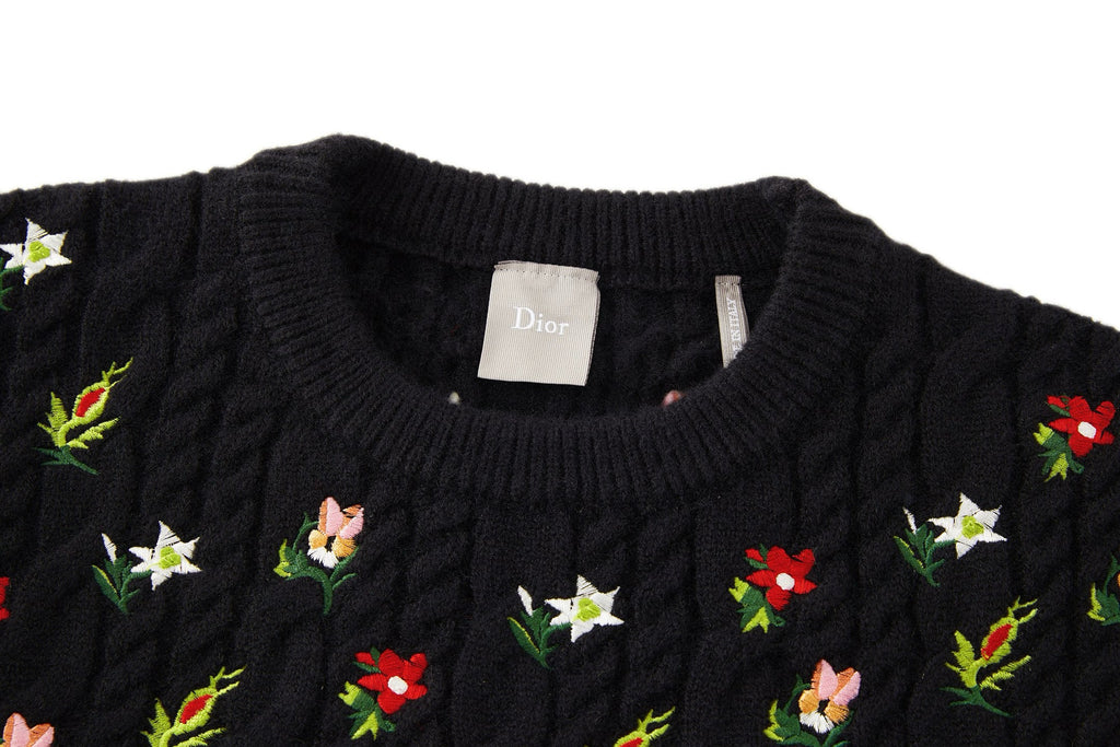 Falection FW26 floral Embroidered Sweater