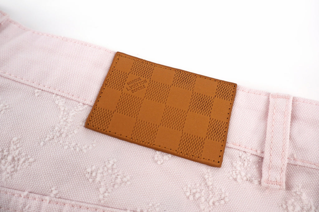 Falection FW26 Monogram Needle Punched Shorts