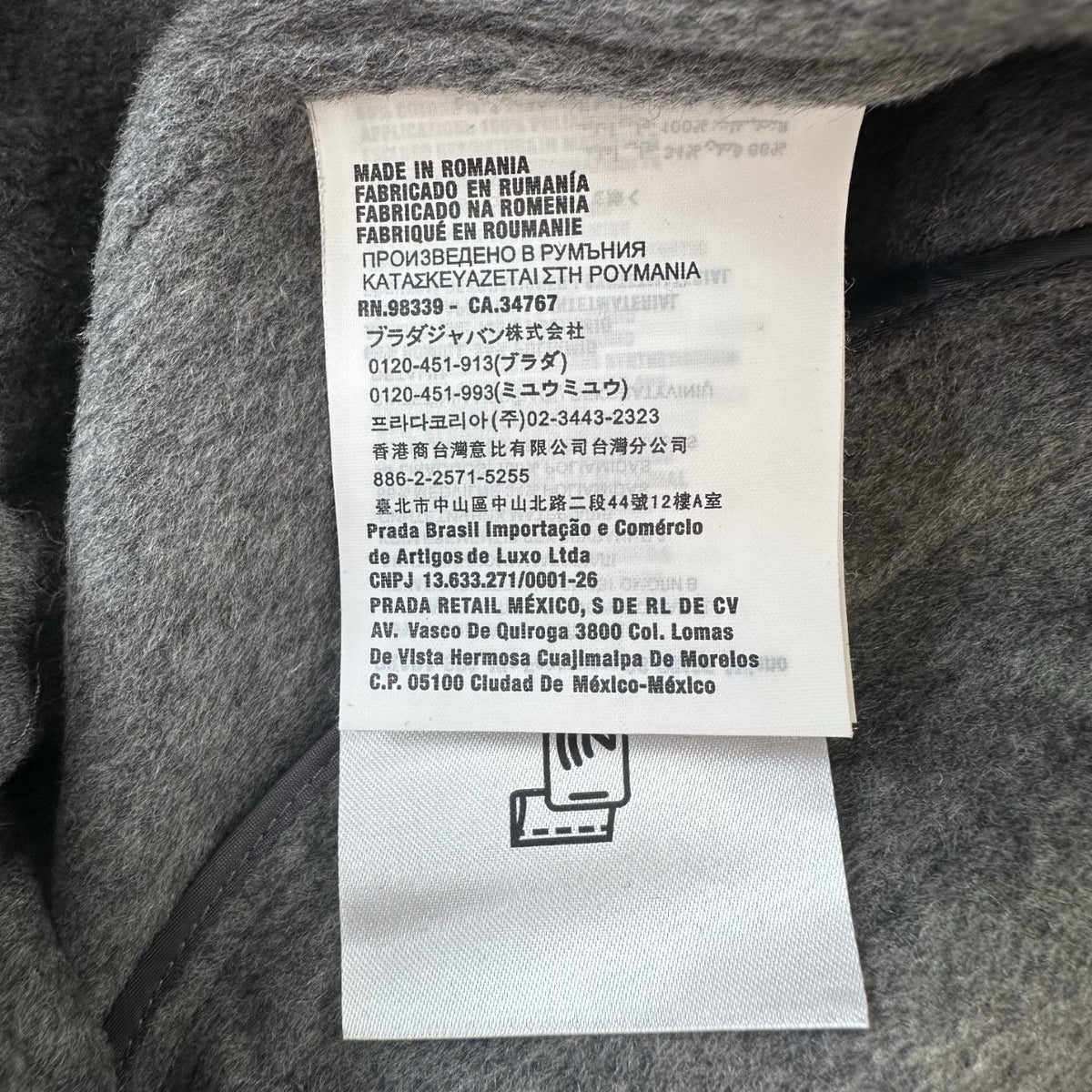 Falection FW26 Double Cashmere Blouson Jacket