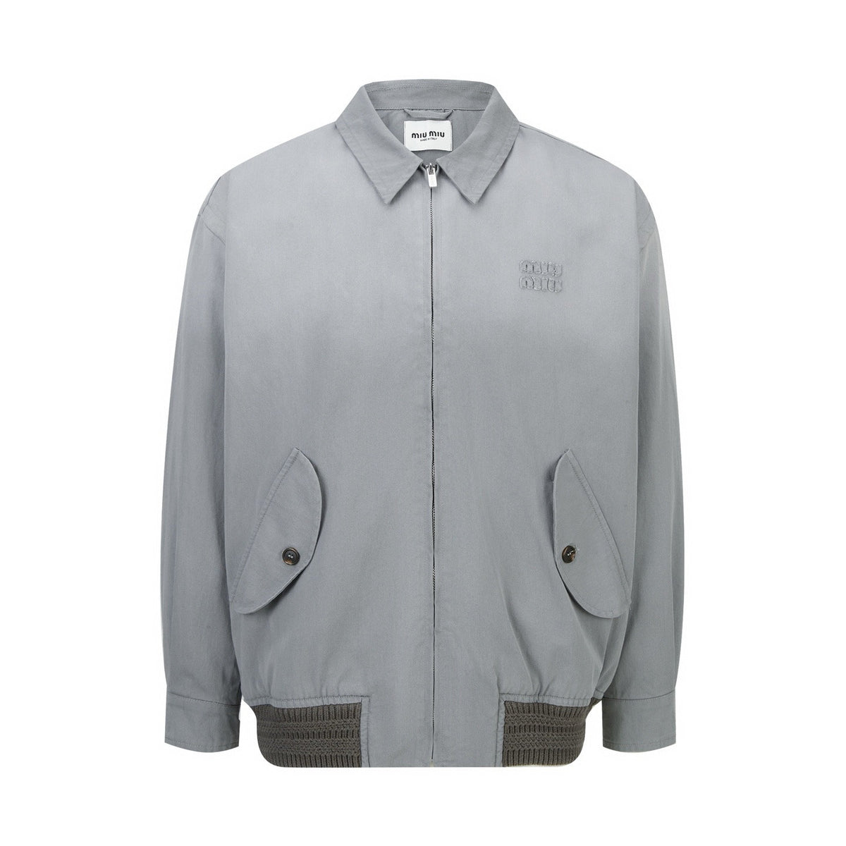 Falection FW26 Steel Gray old Twill Blouson Jacket