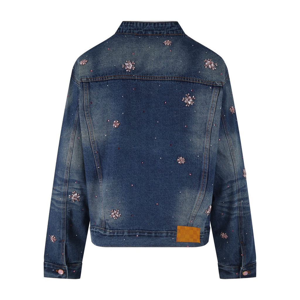 Falection FW26 Embroidered Denim Kimono Jacket