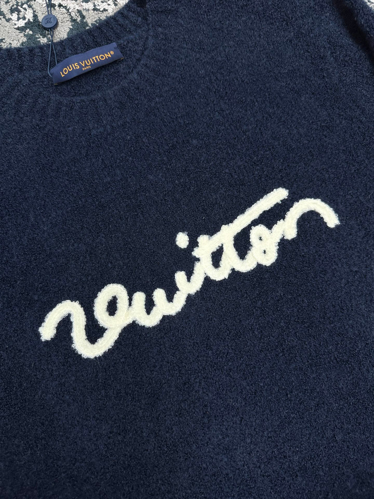 Falection FW26 Embroidered Signature Long Sleeved Crewneck