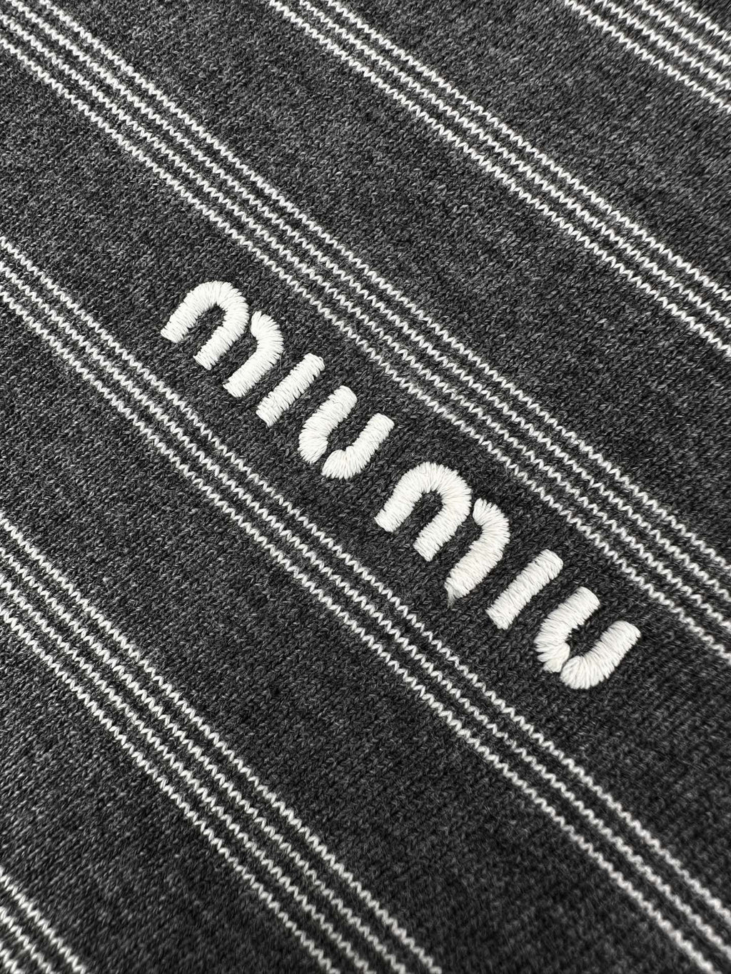 Falection FW26 Striped Cotton Fleece Jacket