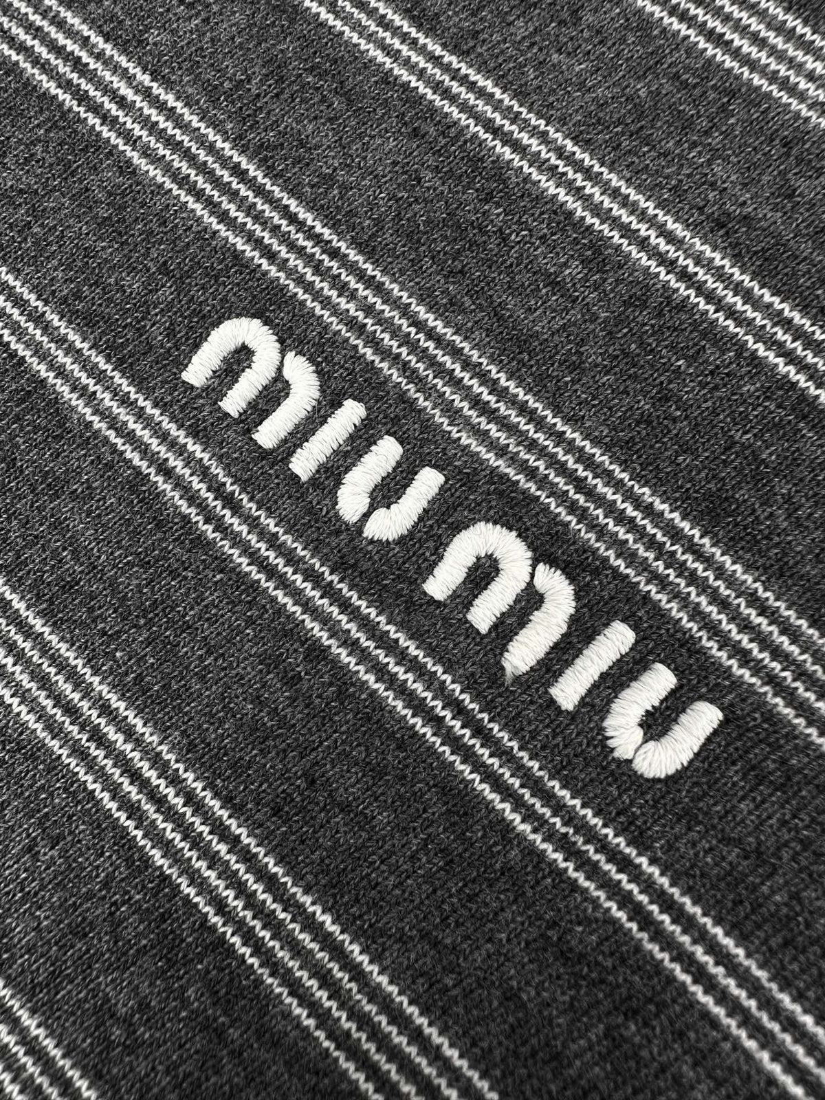 Falection FW26 Striped Cotton Fleece Jacket