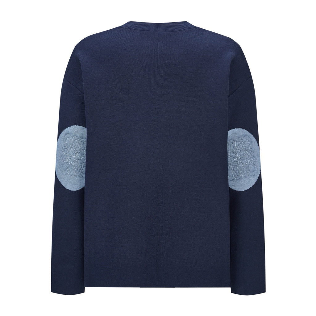 Falection FW26 Anagram Intarsia Wool Blend Sweater in 2 Colors