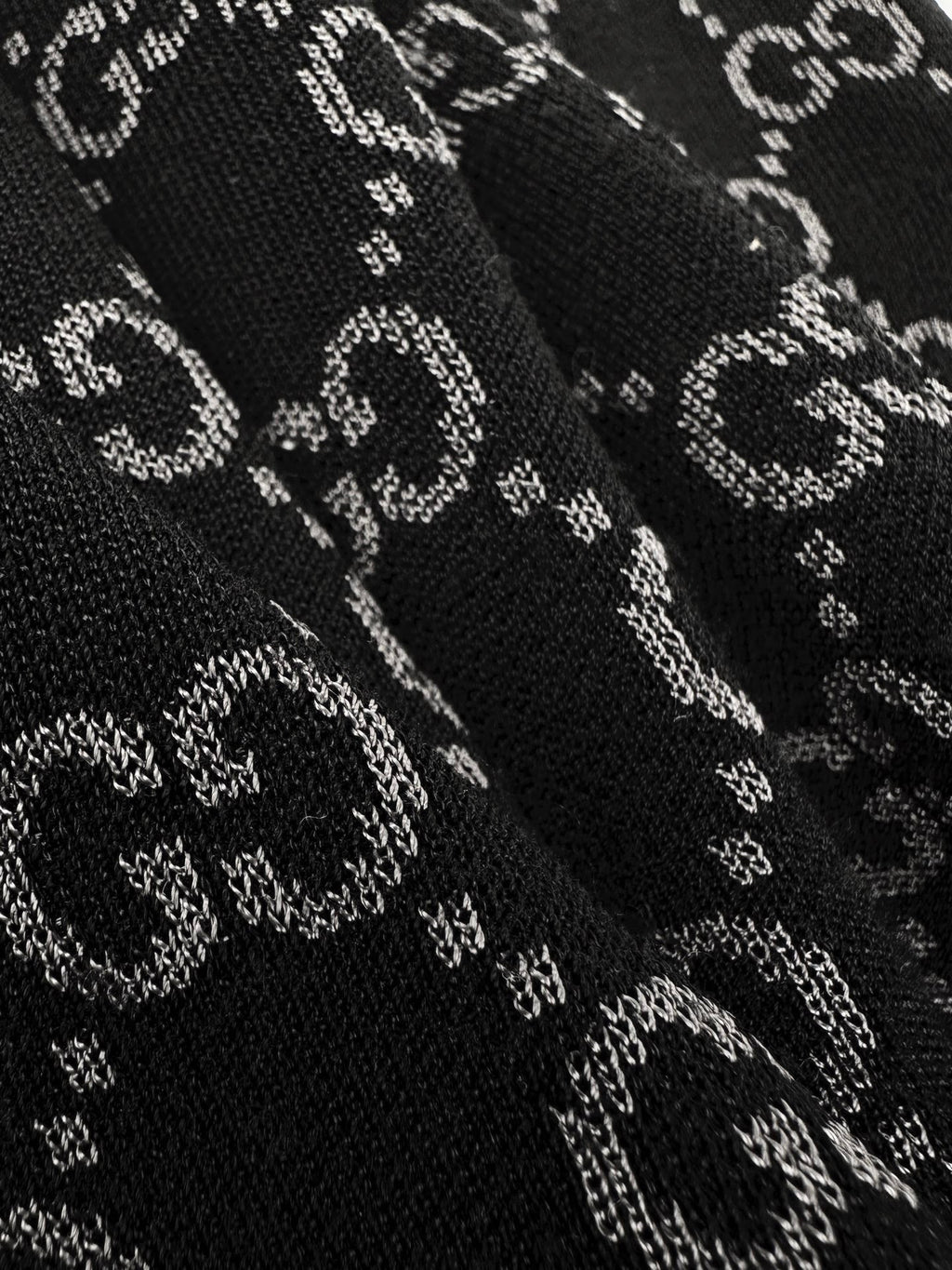 Falection FW26 GG Jacquard Longsleeve Polo Shirt