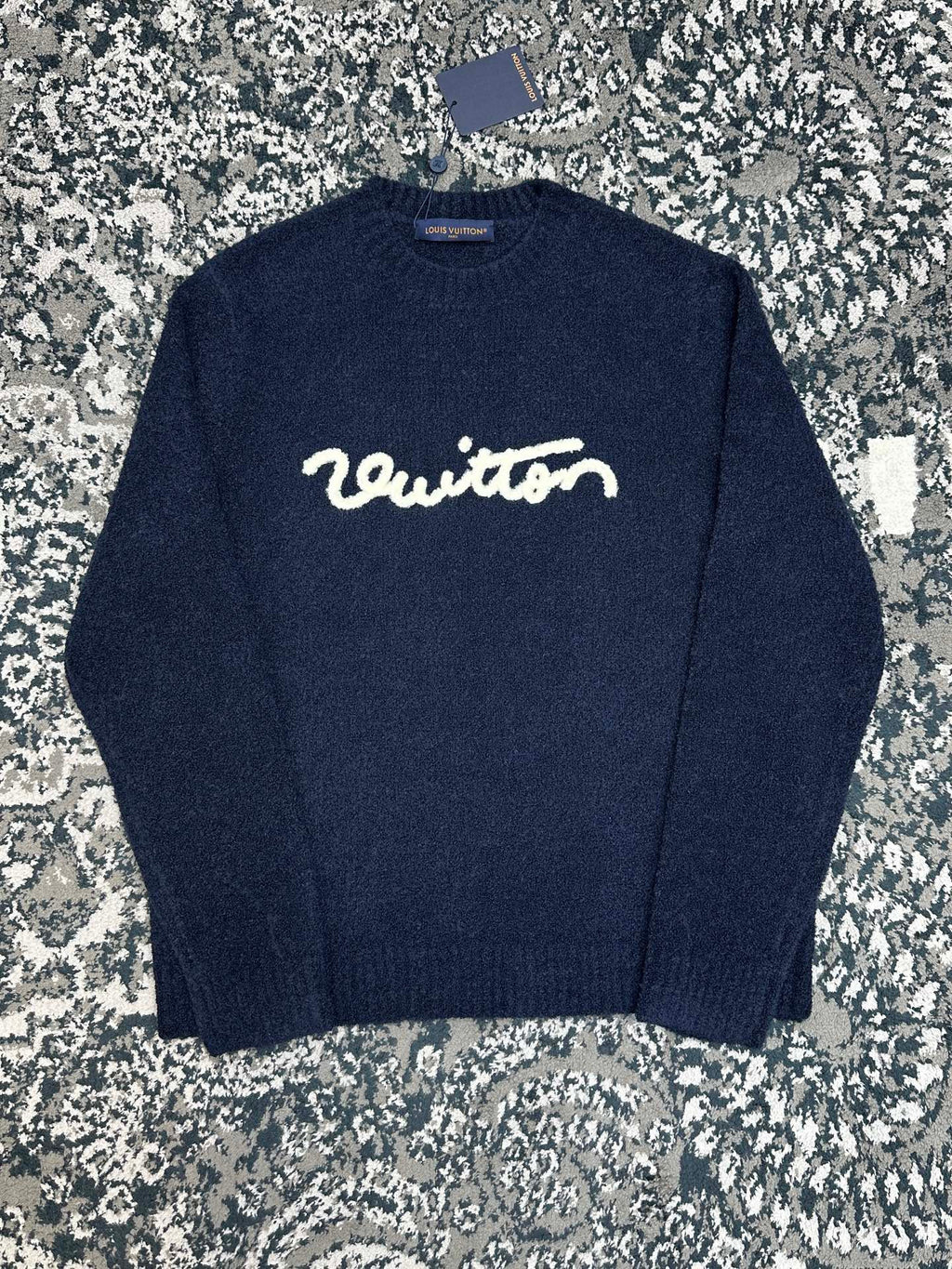 Falection FW26 Embroidered Signature Long Sleeved Crewneck