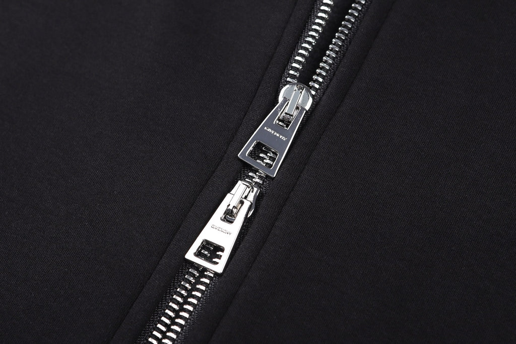 Falection FW26 Zip Up Logo Patch Hoodie