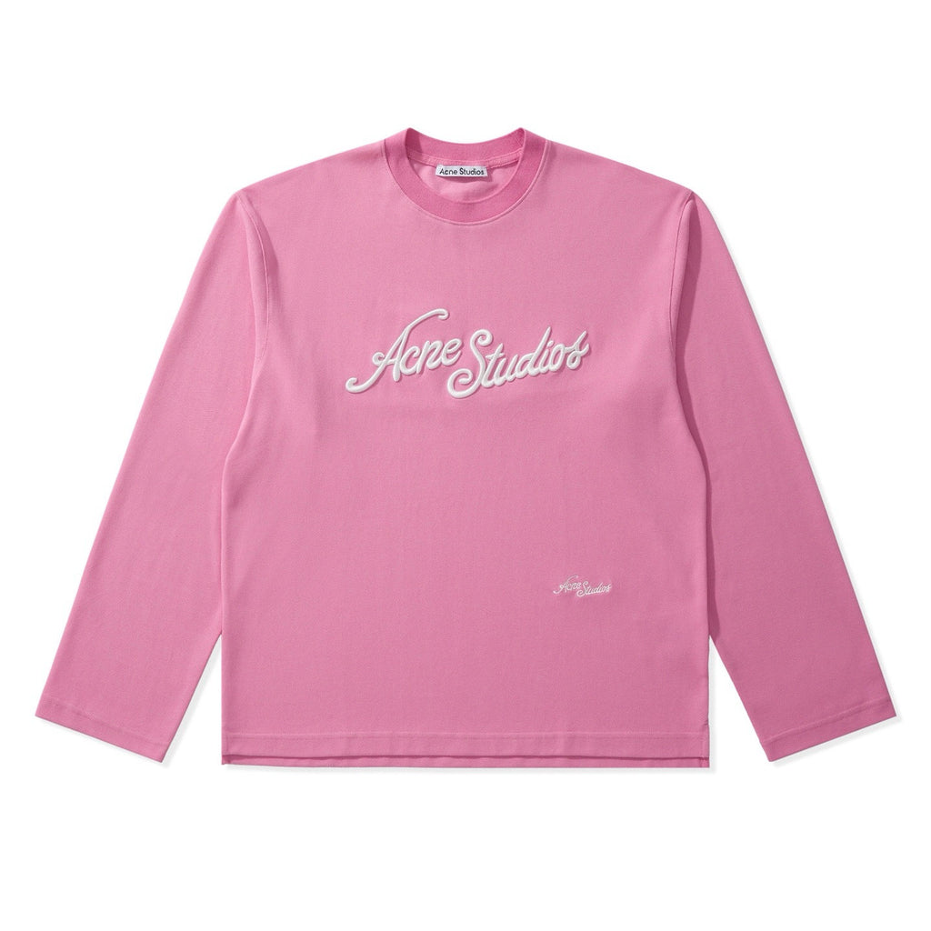 Falection FW26 Embroidered Logo Long-Sleeve T-Shirt in 3 Colors