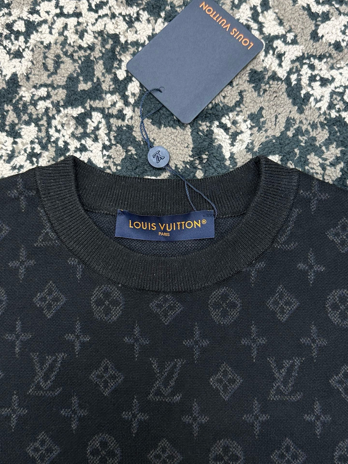Falection FW26 Monogram Jacquard Short Sleeved Crewneck