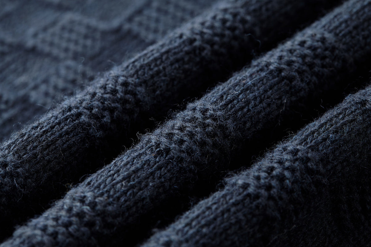 Falection FW26 Wool Blend Half Zip Pullover in 2 Colors