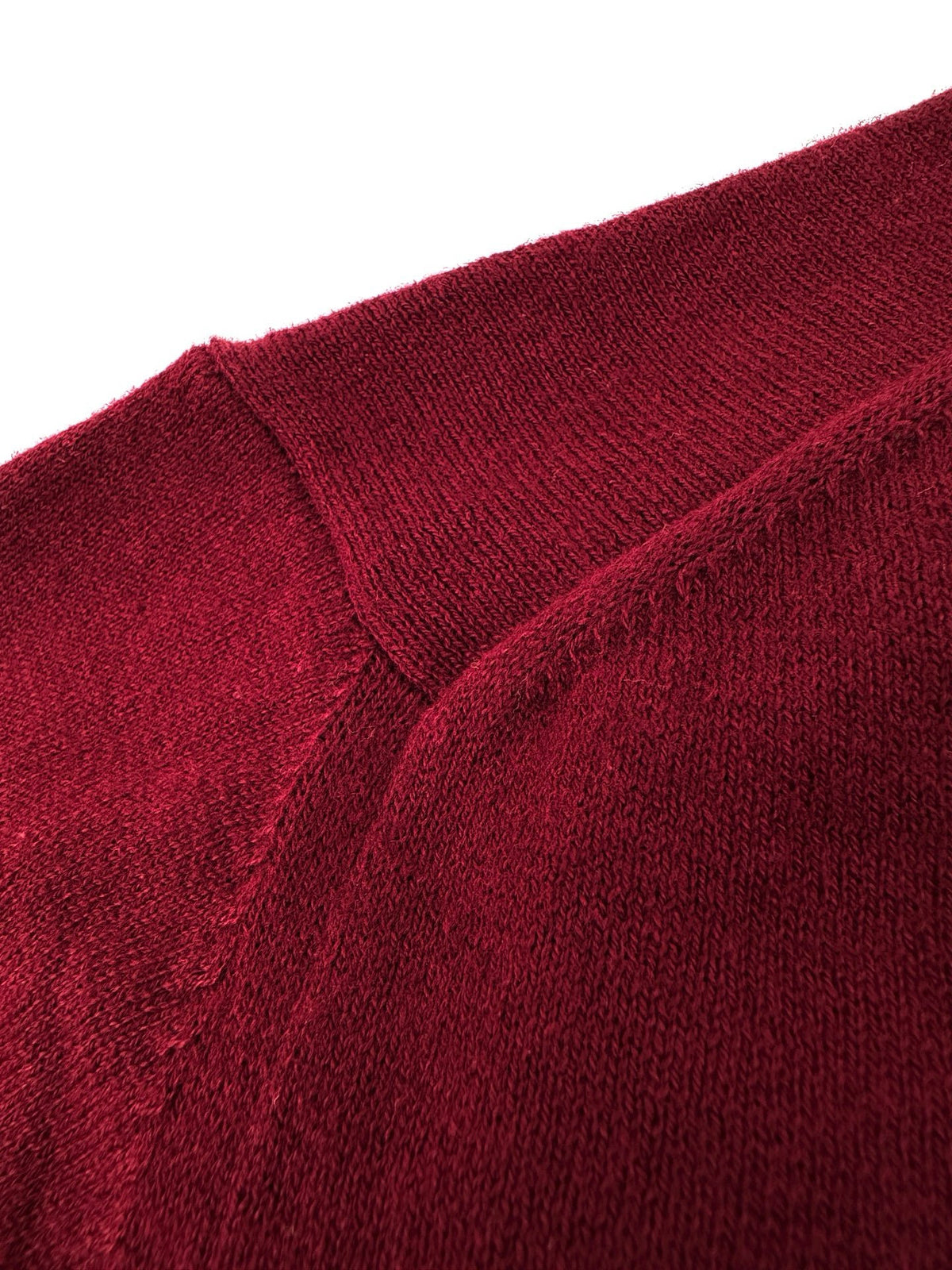 Falection FW26 Wool and Silk Polo Sweater in 4 Colors